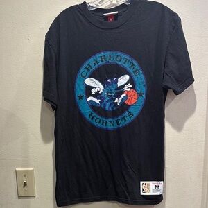 Mitchell & Ness Black and Blue Short Sleeve Tees